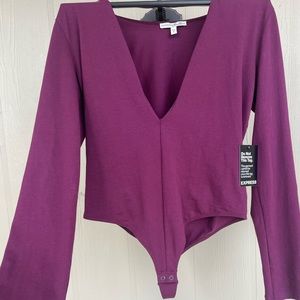 NWT EXPRESS thong bodysuit size Large